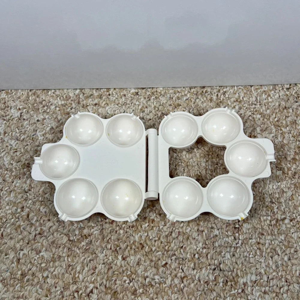 Sweet Creations Cake Pop Press White Plastic Round 5 Cavity Mold Baking Tool